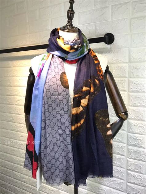 gucci scarf replica amazon|original gucci silk scarf.